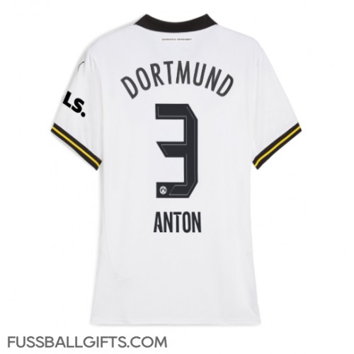 Borussia Dortmund Waldemar Anton #3 Fußballbekleidung 3rd trikot Damen 2024-25 Kurzarm